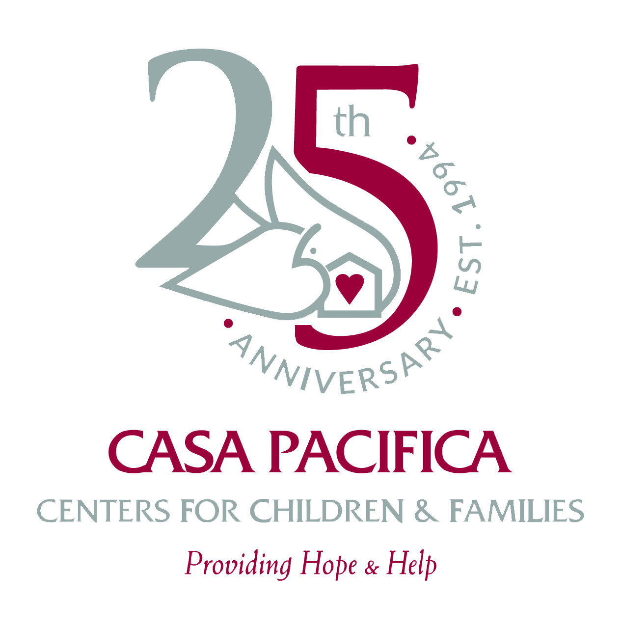 25th Anniversary Casa Pacifica Logo